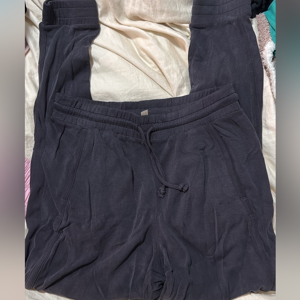 Free people Black Jogger Pants